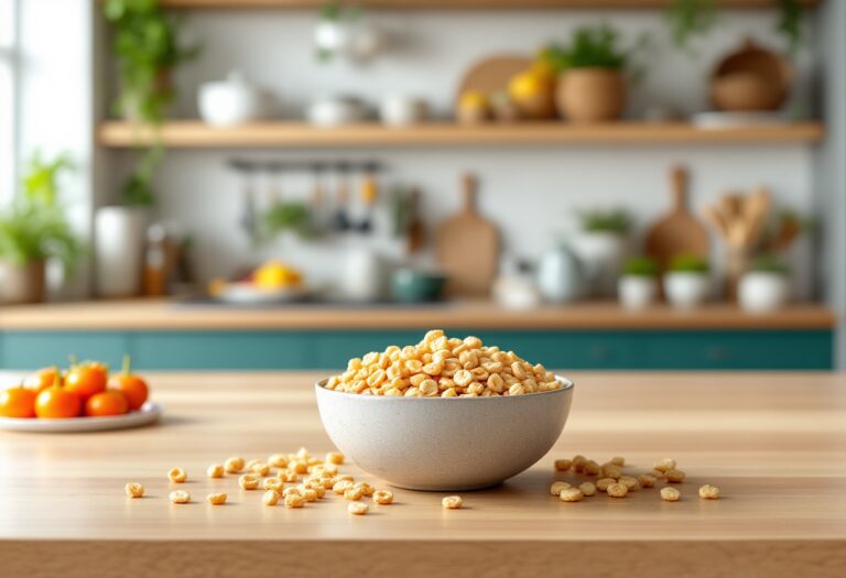 Cereali soffiati artigianali per una colazione sana
