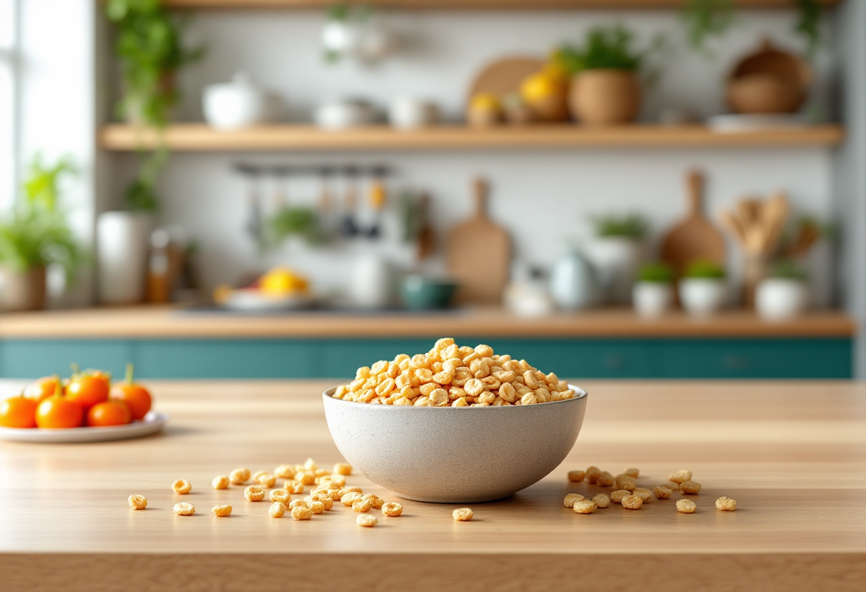 Cereali soffiati artigianali per una colazione sana