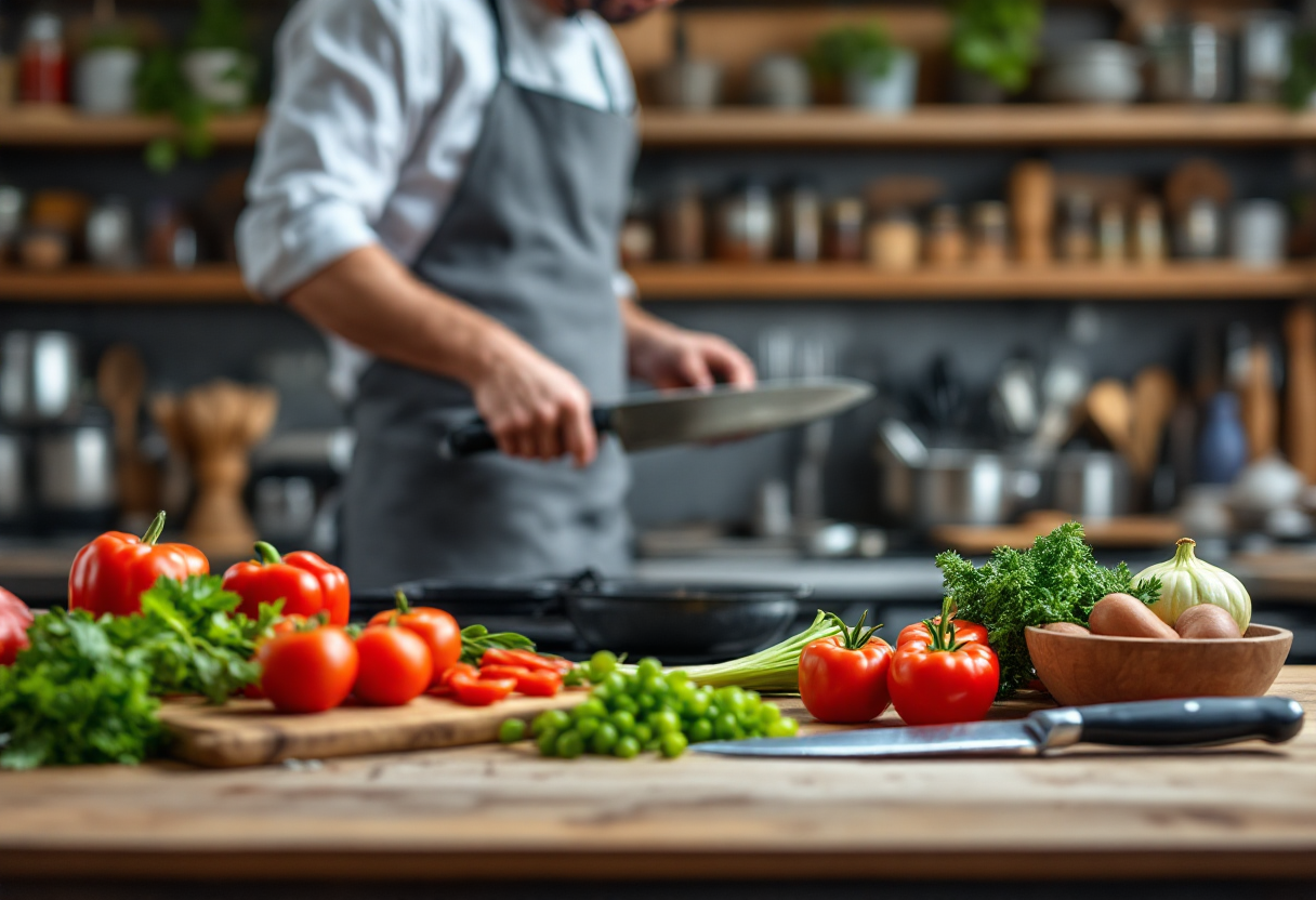 Un'immagine che rappresenta il potere del cinema e della cucina