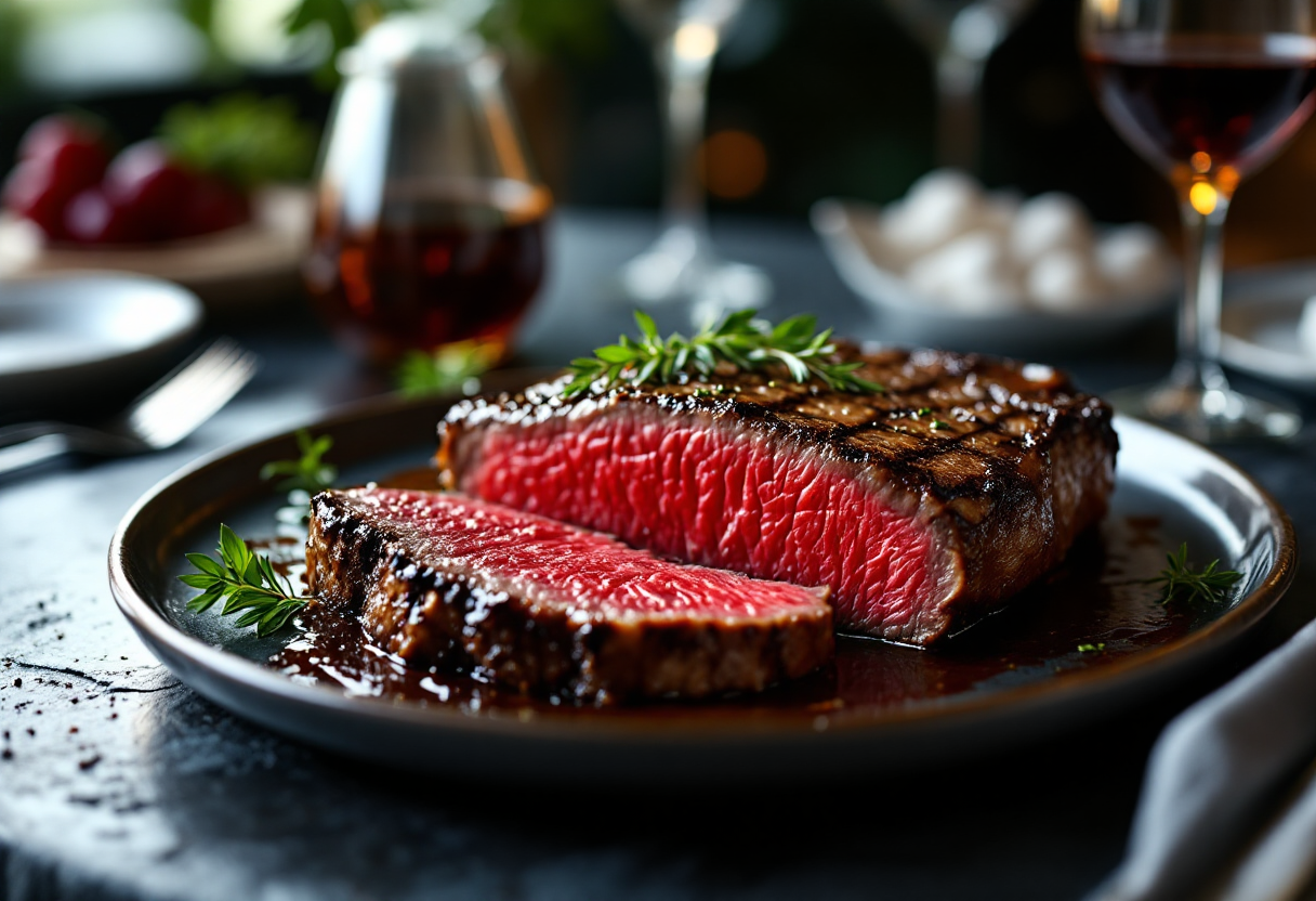 Ribeye, filetto e T-bone a confronto su un piatto