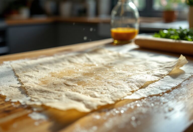 Chef utilizza carta forno per una cottura ideale