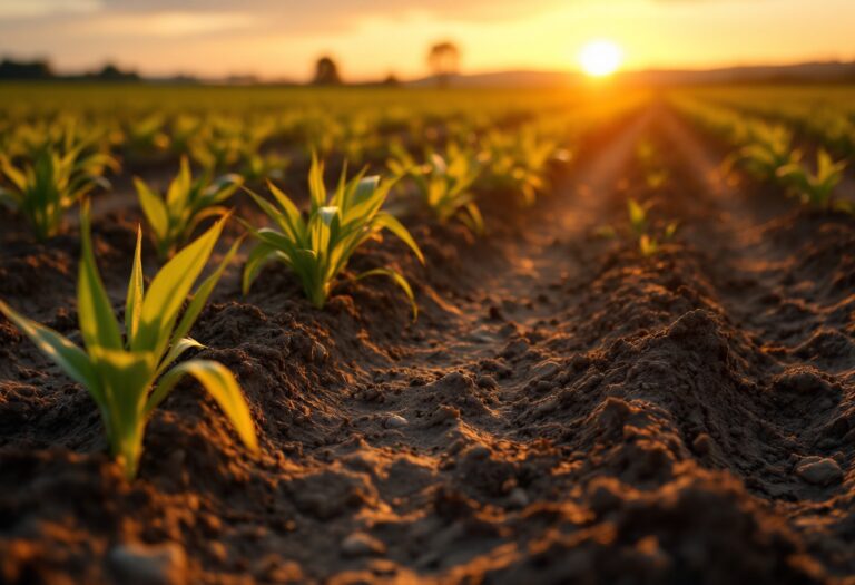 Immagine che rappresenta la crisi climatica e l'alimentazione