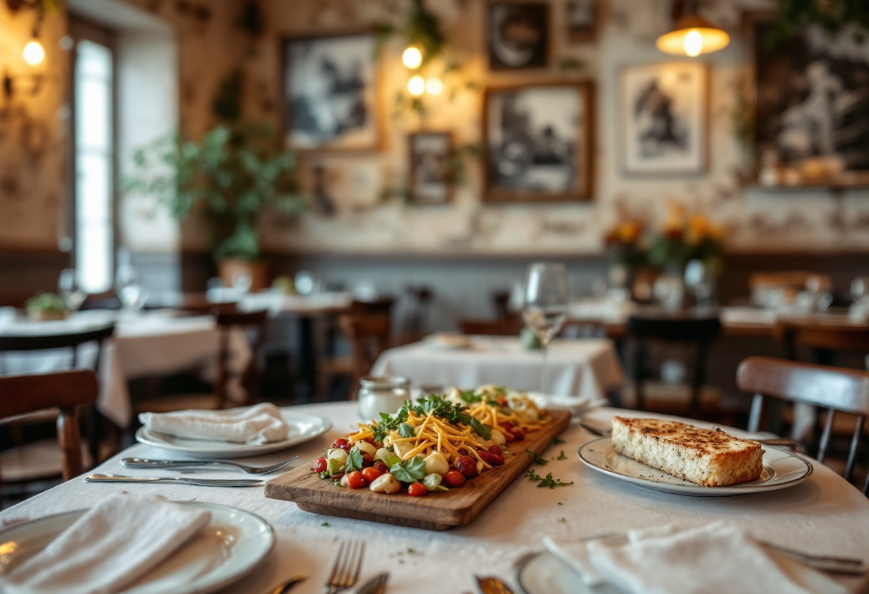 Piatto tipico della trattoria La Vittoria