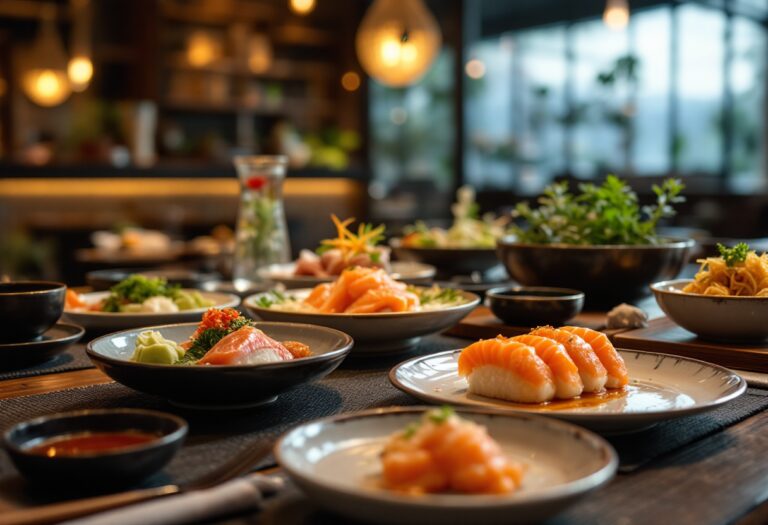 Piatto di sushi fresco e autentico da Casanostra