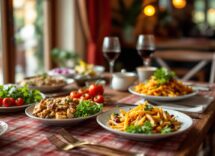 Piatto tipico della cucina marchigiana con ingredienti freschi