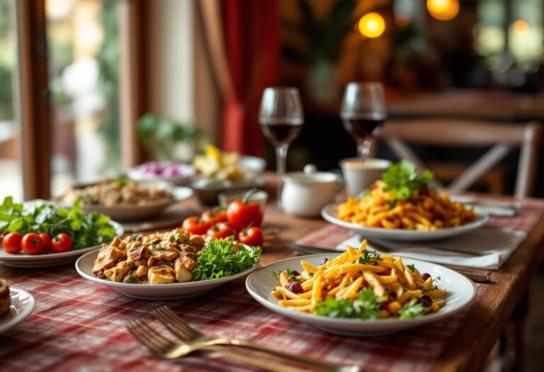 Piatto tipico della cucina marchigiana con ingredienti freschi