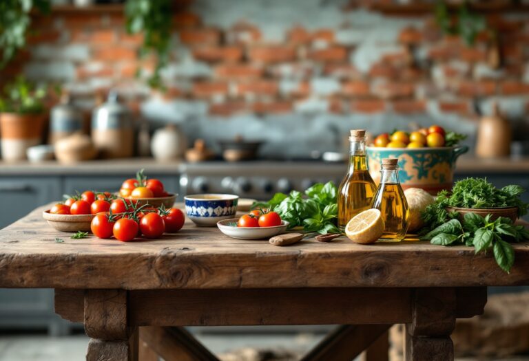 Piatto di cucina rustica italiana servito a Hong Kong