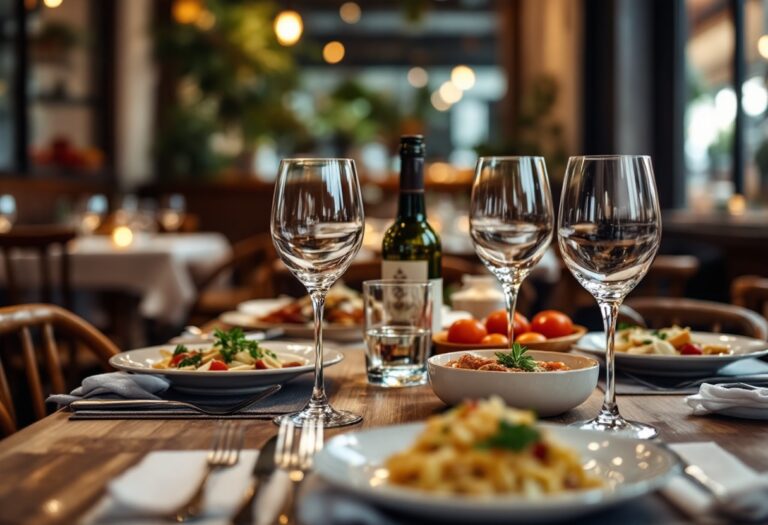 Piatto tipico della cucina di Ostra con ingredienti freschi