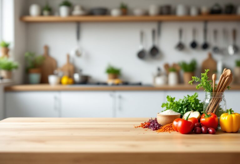 Piatto salutare con ingredienti freschi e colorati