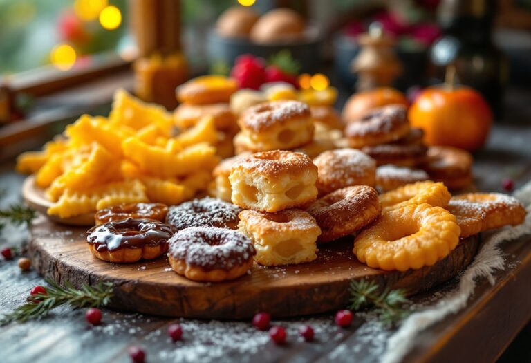 Crostoli, castagnole e fritole tipiche del Carnevale