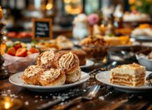 Ida e Tommaso degustano dolci tipici italiani