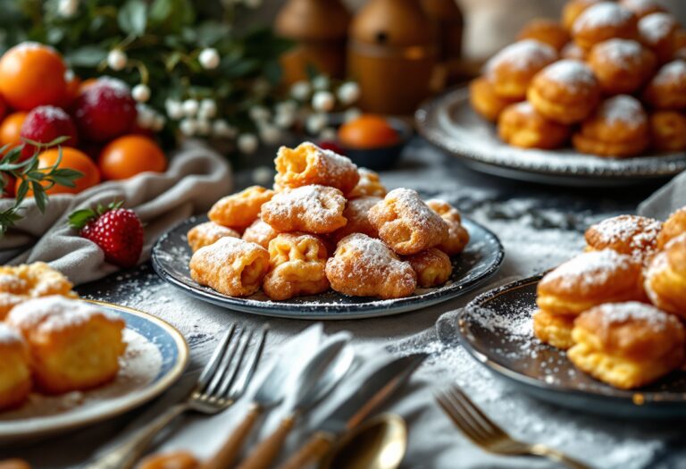 Immagine di dolci tipici del Carnevale italiano