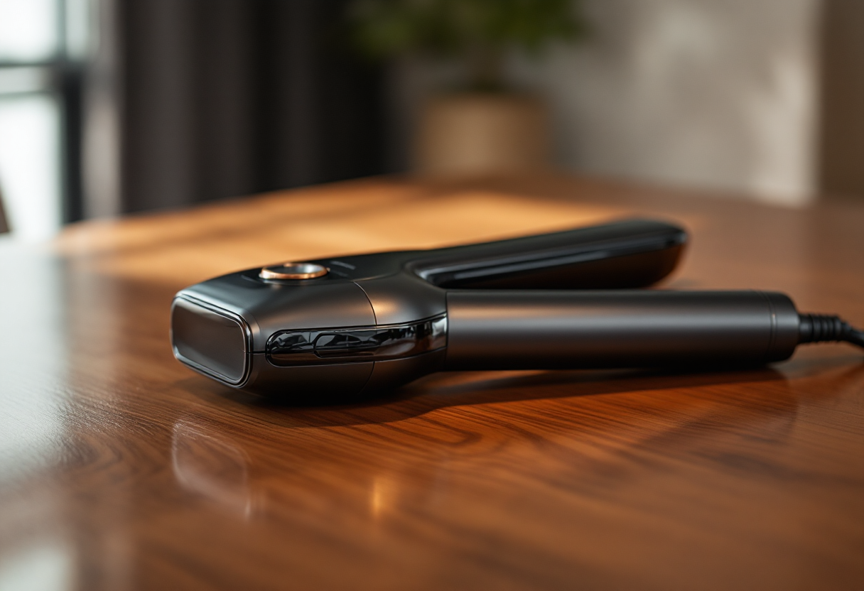 Dyson Airwrap i.d. in uso per styling capelli