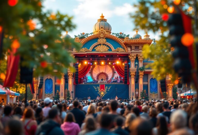 Immagine del Festival di Sanremo con artisti sul palco