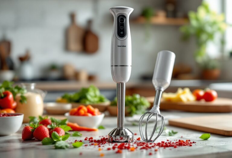 Frullatore a immersione Moulinex Infinyforce Pro in uso