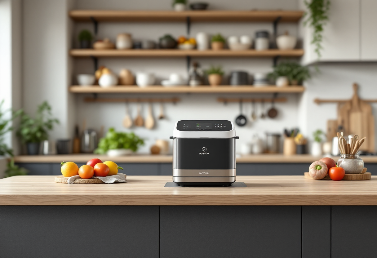 Impastatrice planetaria HOWORK in una cucina elegante