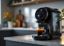 Macchina da caffè in cialde elegante e moderna