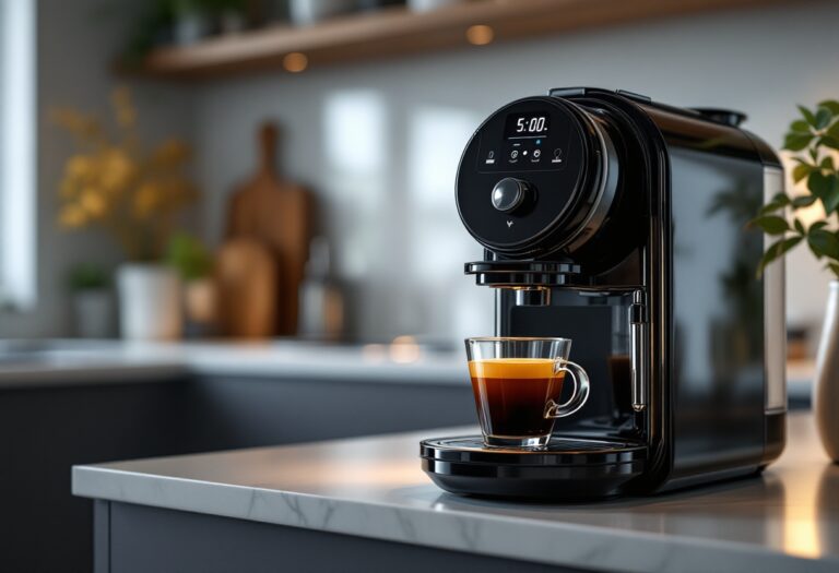 Macchina da caffè in cialde elegante e moderna