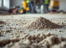 Massetto in fase di realizzazione per pavimentazioni