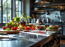 Concorrenti di MasterChef Italia durante una sfida emozionante