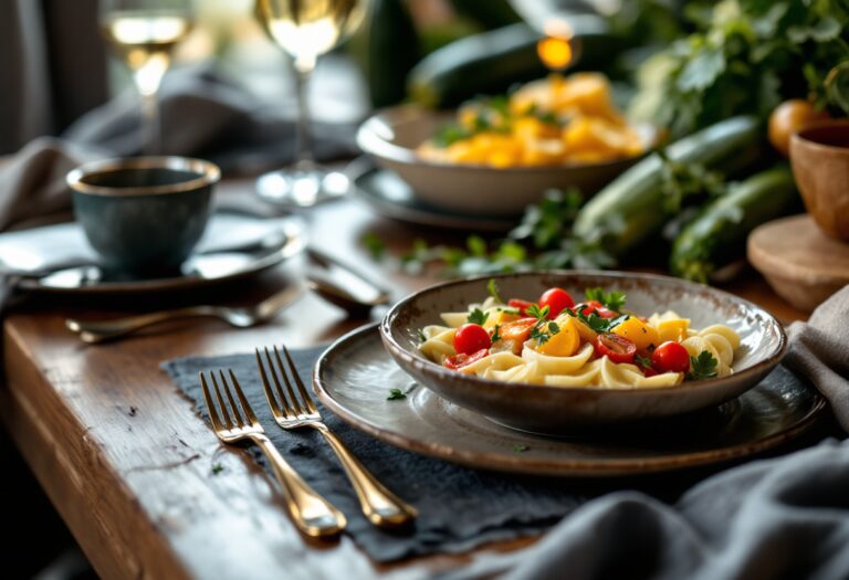 Un piatto gourmet preparato da un concorrente di Masterchef Italia