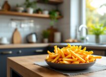 Patatine fritte croccanti preparate senza friggitrice