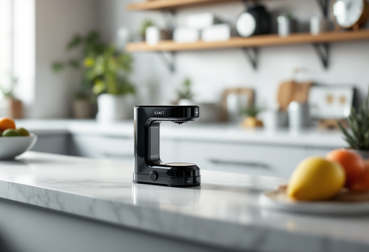 Porta capsule da caffè in legno elegante in cucina