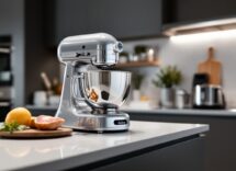 Robot da cucina Electrolux in azione con ingredienti freschi