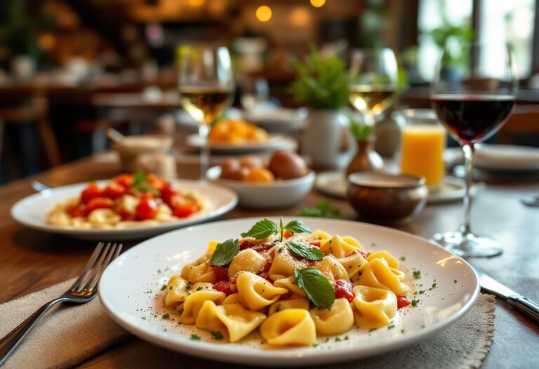 Piatti tipici delle Marche con ingredienti freschi e locali