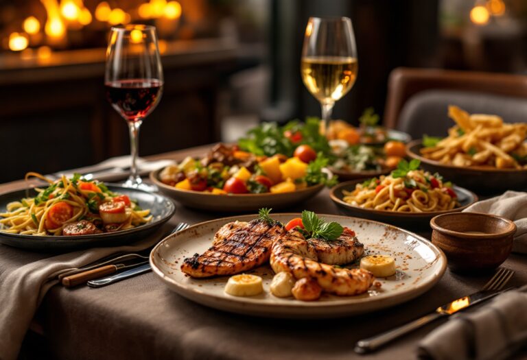 Piatto di carne alla brace tipico della cucina romana
