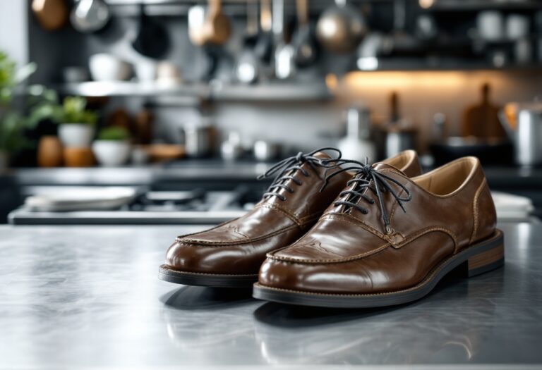 Scarpe da cucina antiscivolo per la sicurezza degli chef