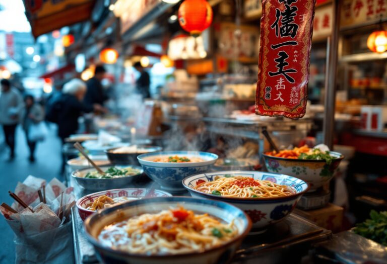 Un piatto di noodles tipici di Morioka