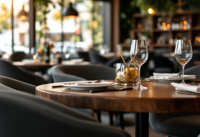Un calice di vino rosso al ristorante Vino al Vino