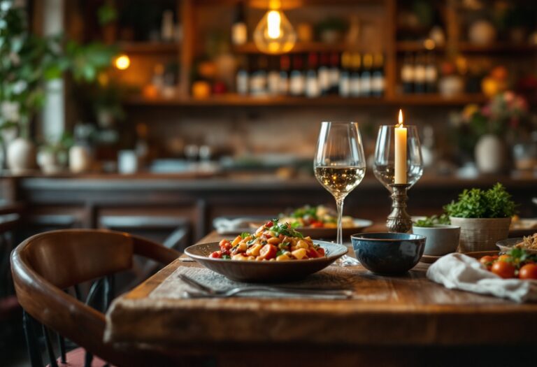 Piatto tipico della trattoria La Vittoria a Ostra
