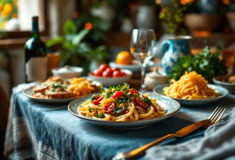 Piatto tipico della trattoria La Vittoria a Ostra