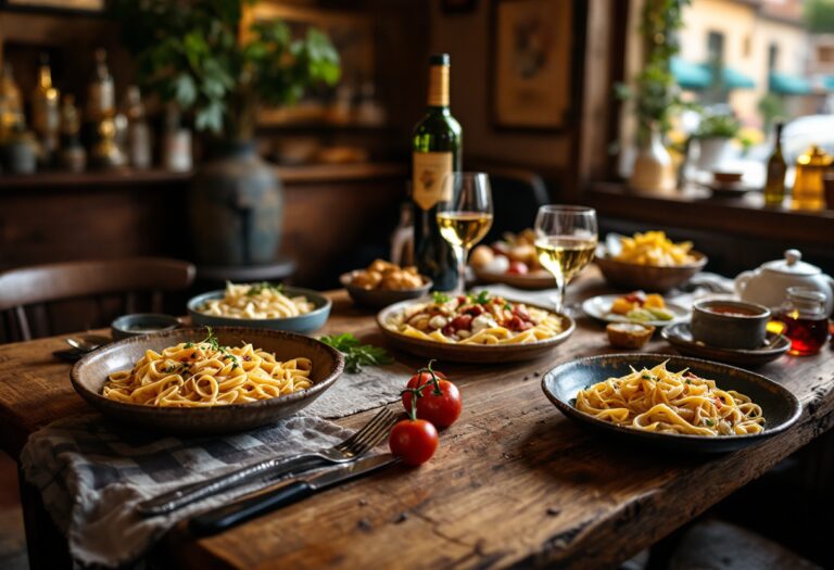 Piatto tipico della trattoria La Vittoria a Ostra
