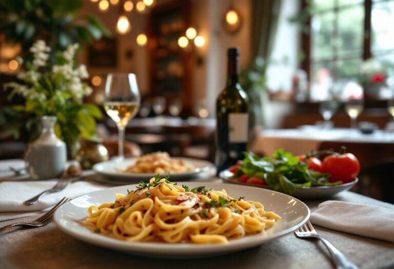 Piatto tipico della trattoria La Vittoria a Ostra