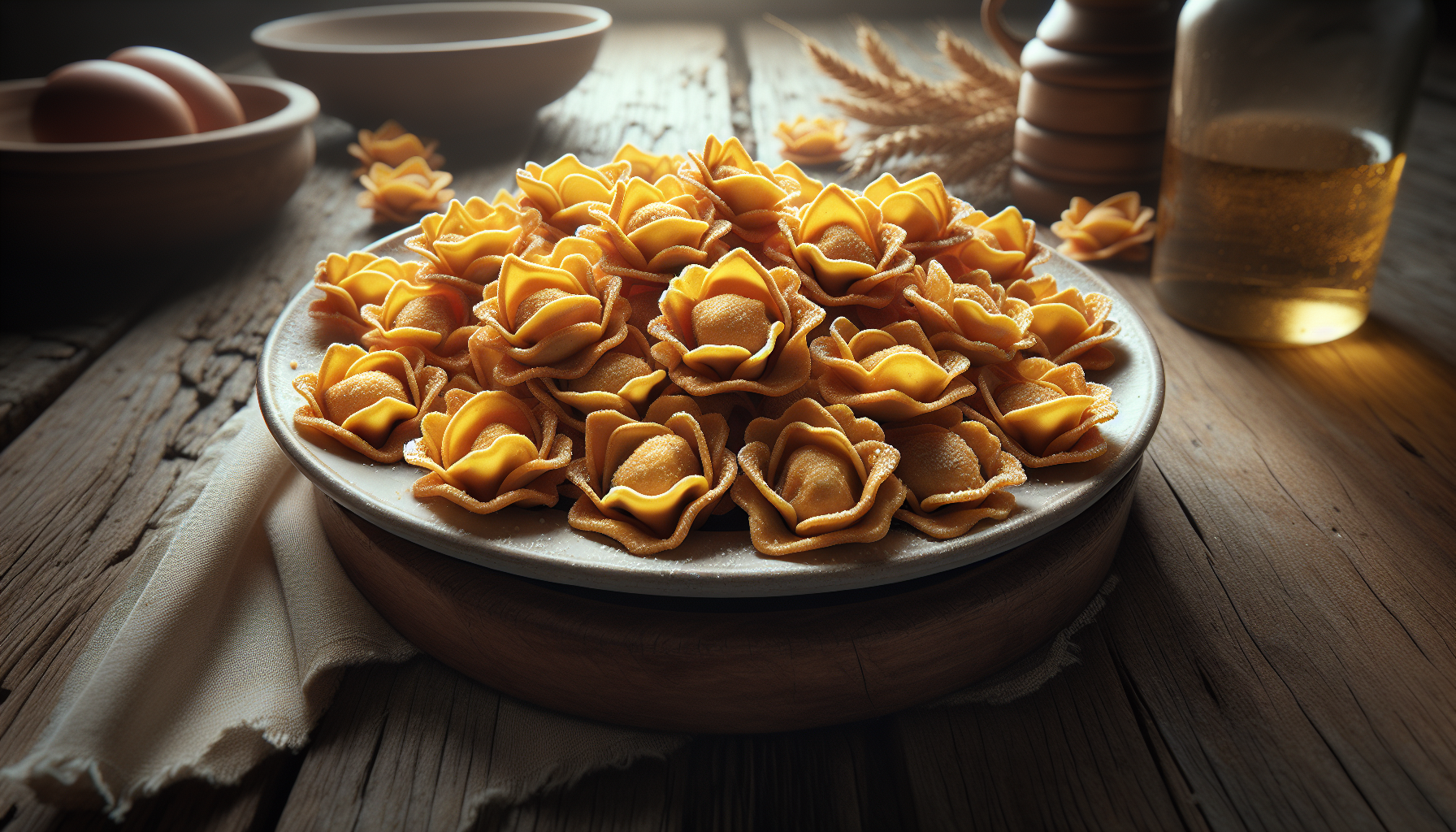 Tortelli di Carnevale freschi e ben conservati