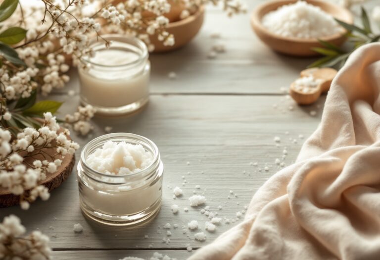 Scrub corpo naturale per una pelle liscia e luminosa