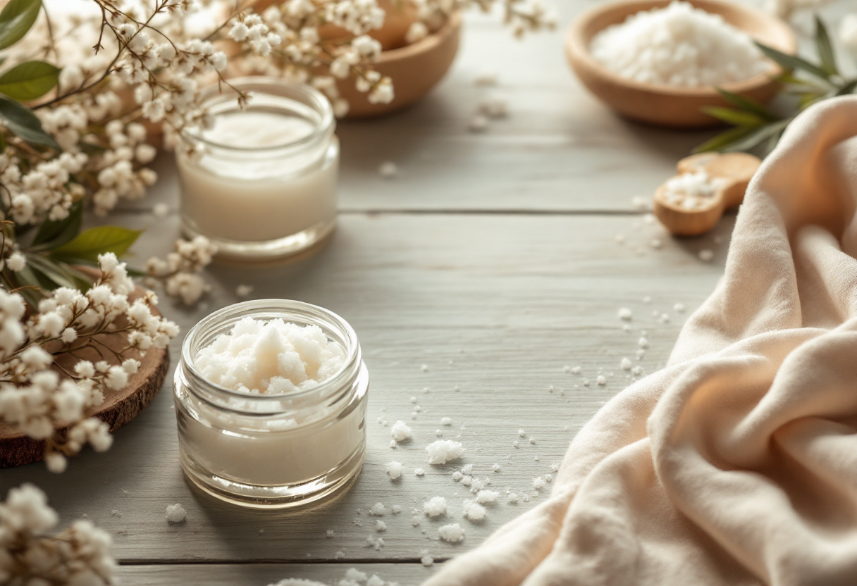 Scrub corpo naturale per una pelle liscia e luminosa