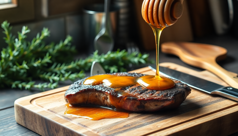 come caramellare la carne con il miele per un piatto unico 1745767191