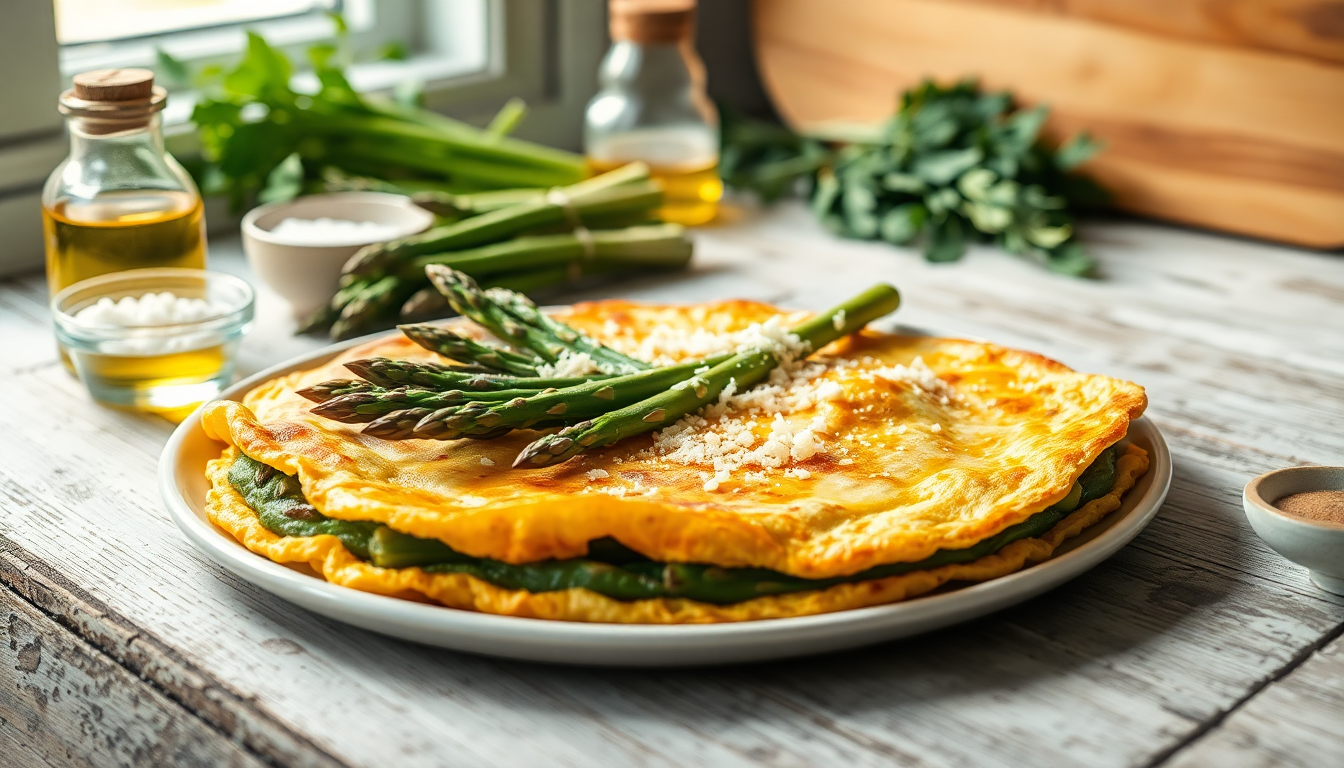 frittata di asparagi selvatici una ricetta semplice e gustosa 1745932314