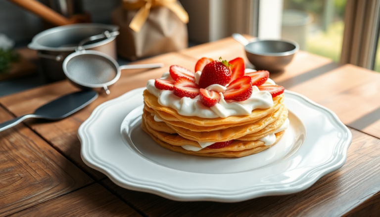 millefoglie facile e veloce con crema diplomatica e fragole 1745774513