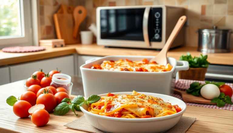 pasta al forno al microonde ricetta veloce e gustosa 1745910216