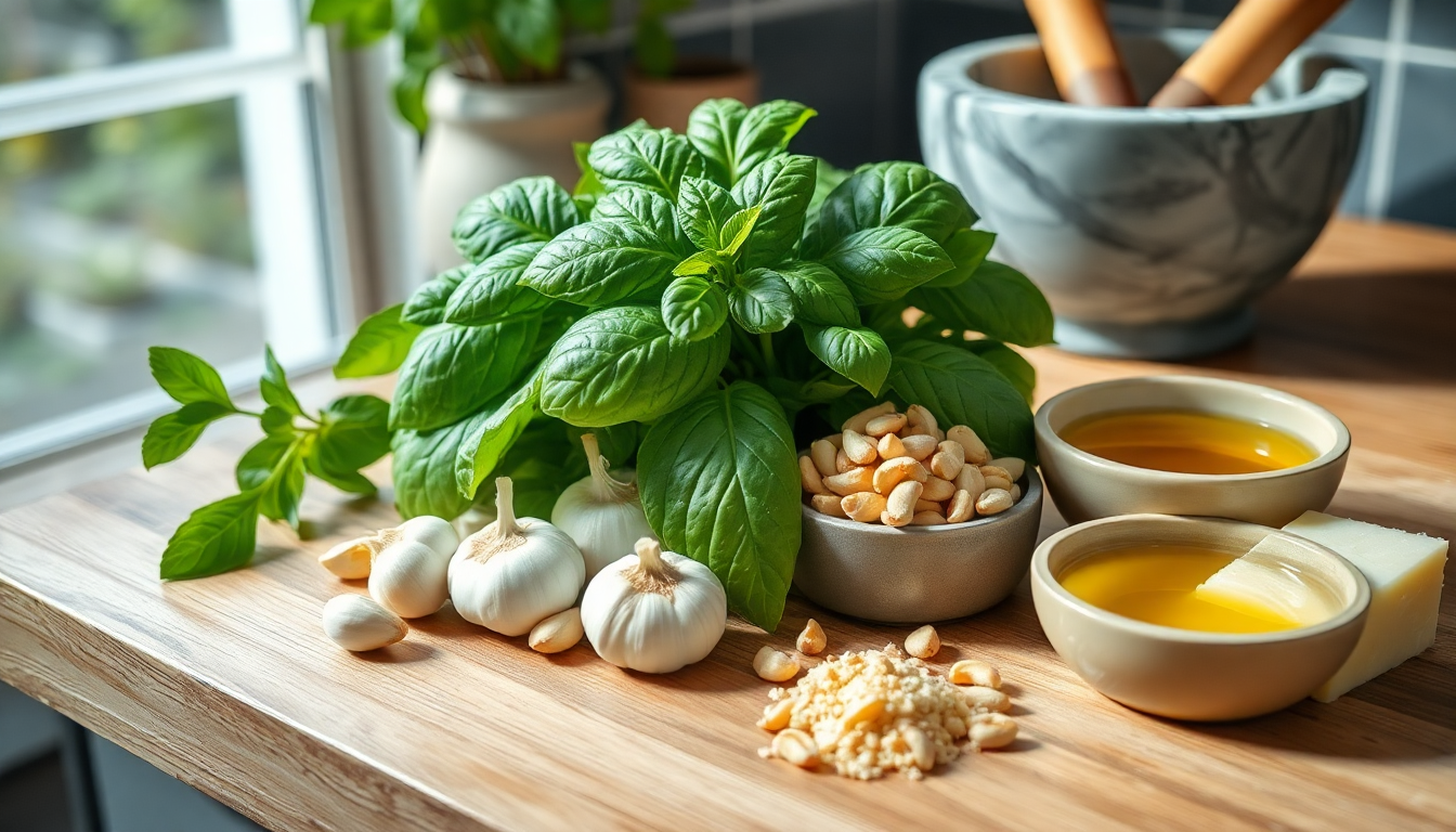 come preparare un autentico pesto alla genovese 1747697804