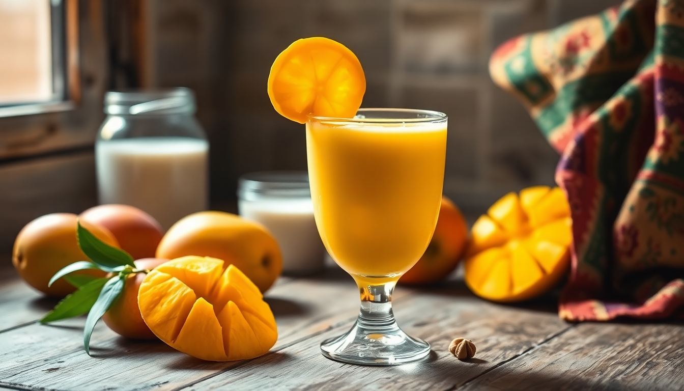 mango lassi la dolcezza dellindia in un bicchiere 1747844753