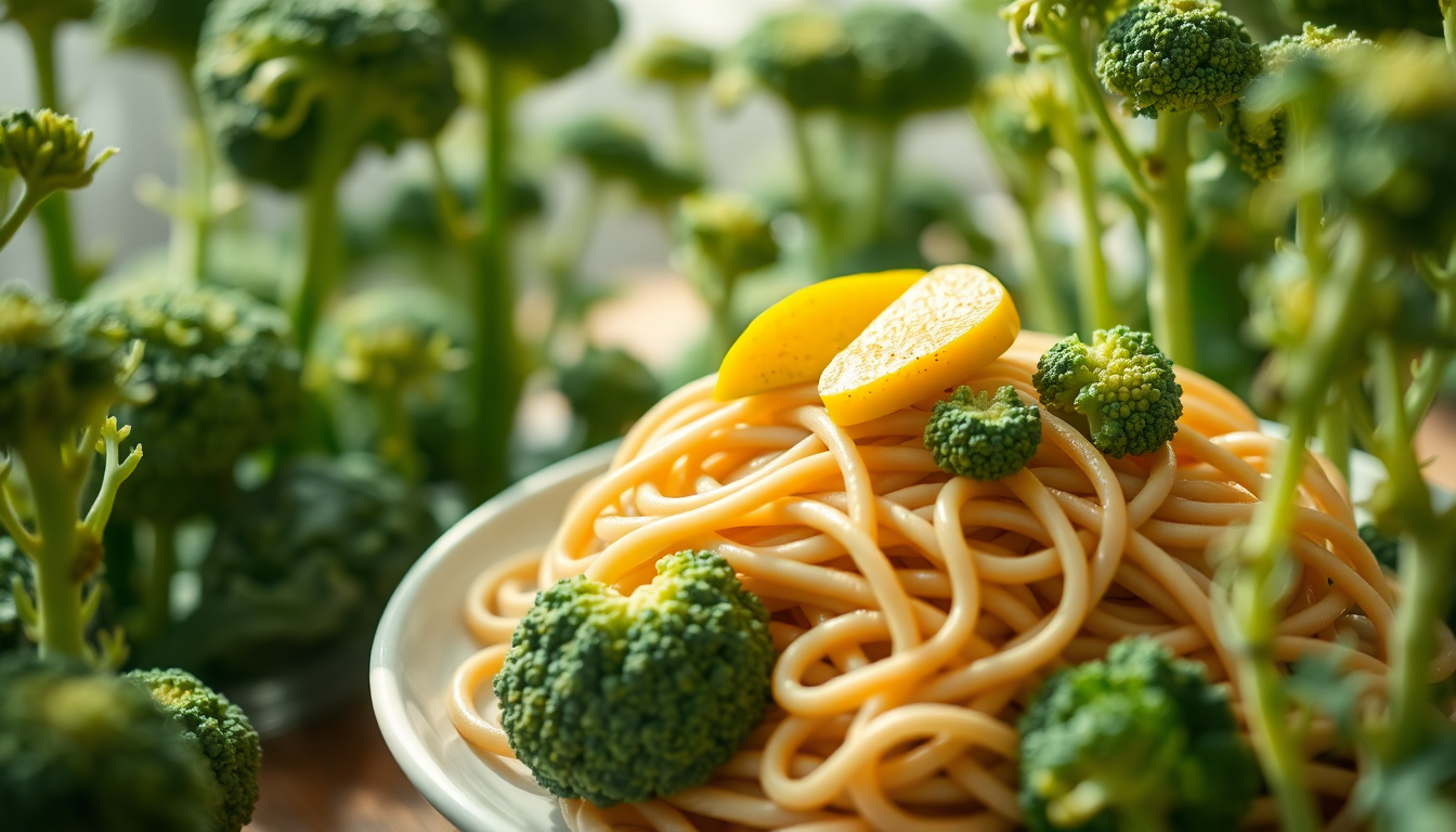 noodles udon in foresta di broccoli e mango 1747294360