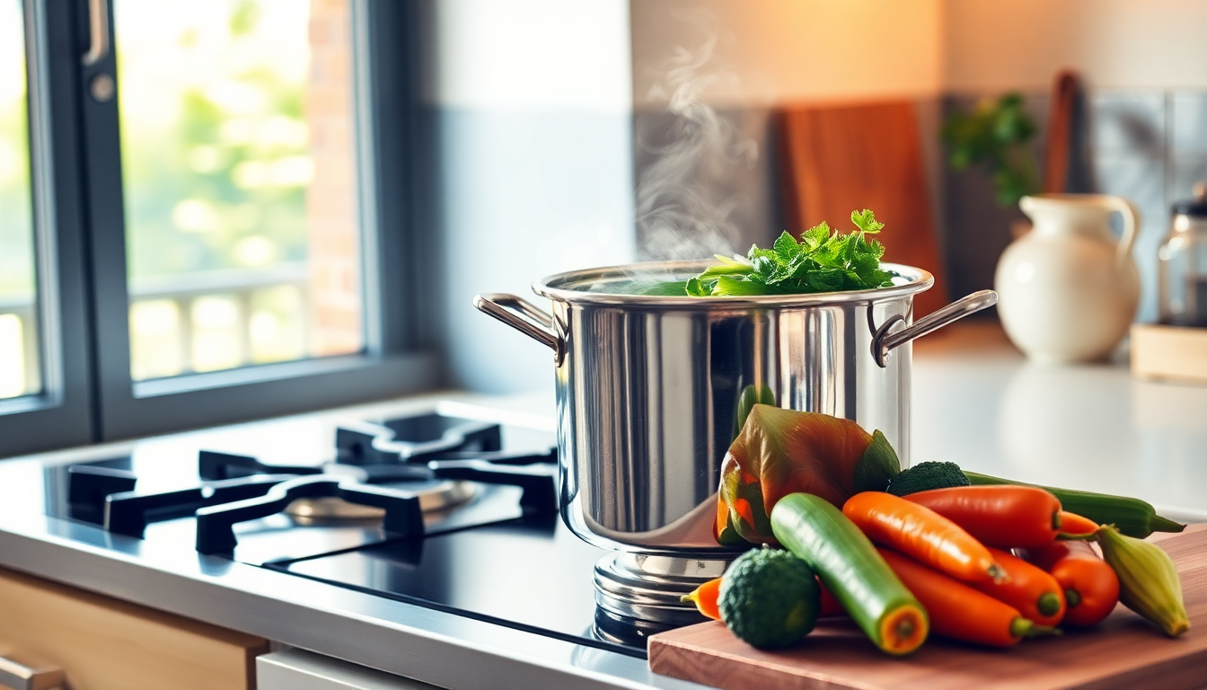 cestello per pentola lalleato in cucina per cuocere al vapore 1749342928