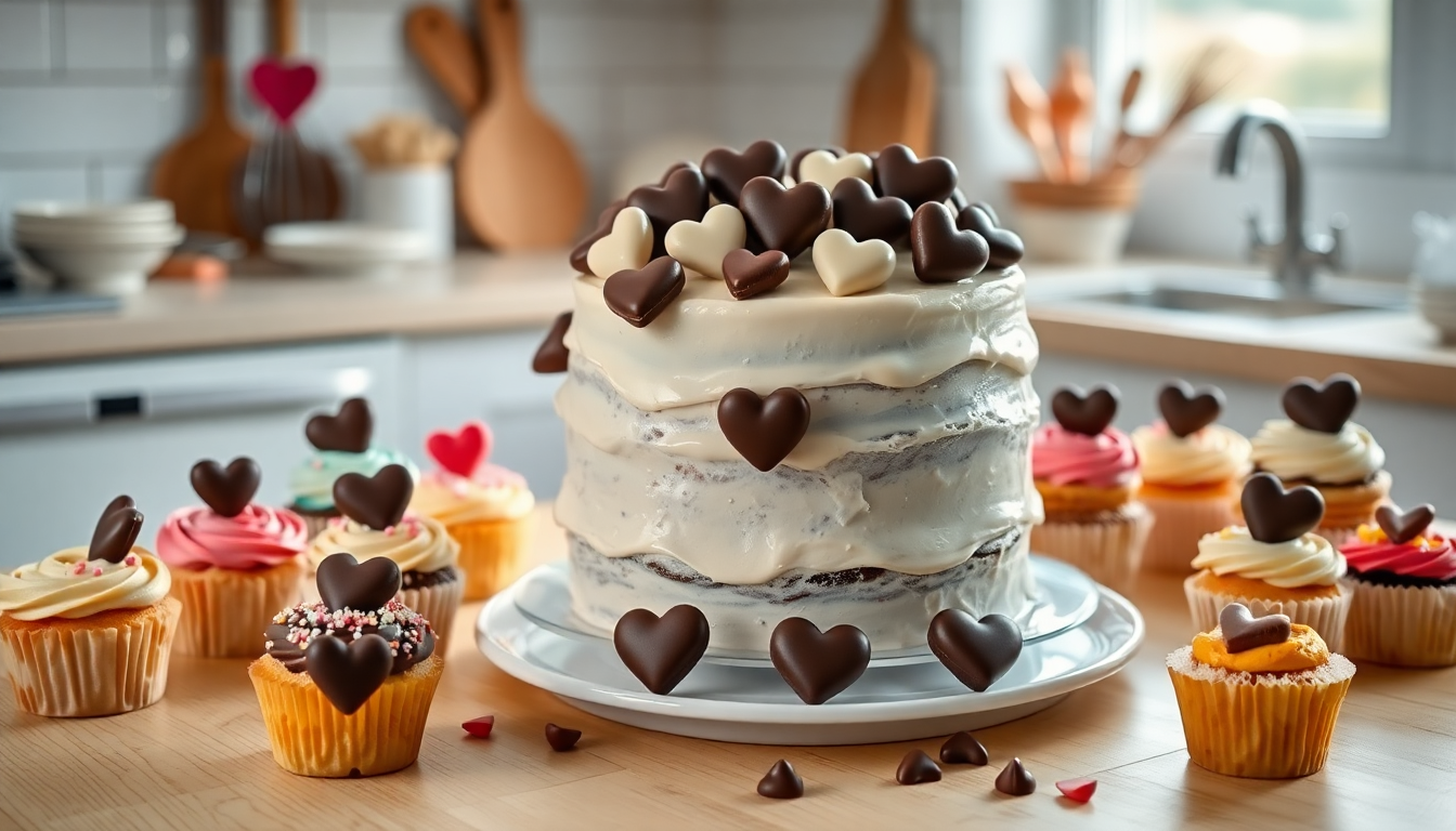 come decorare i dolci con cuori di cioccolato per ogni occasione 1749897054