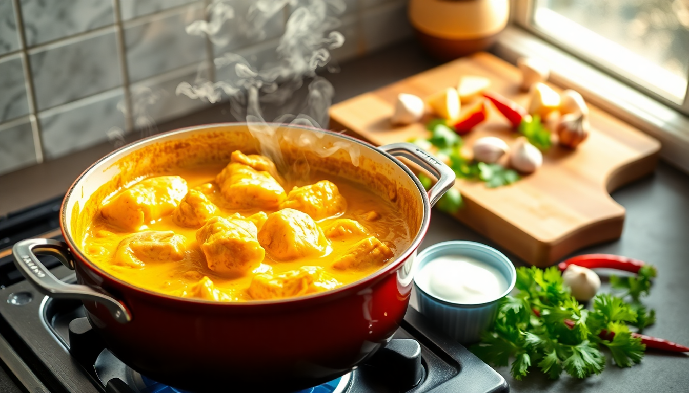 come preparare un delizioso pollo al curry con yogurt in pochi semplici passi 1749735723
